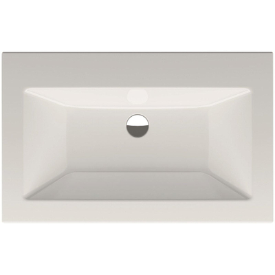 Bette Loft lavabo encastré 80x49,5cm avec trou de robinet blanc
