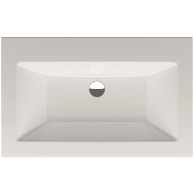 Bette Loft lavabo encastré 80x49,5cm avec trou de robinet blanc