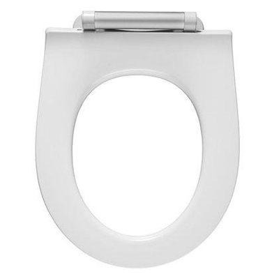 Pressalit Projecta solid pro polygiene abattant de WC softclose sans couvercle blanc