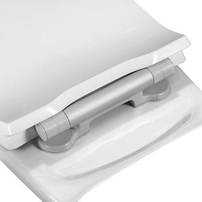 Pressalit Projecta D Solid Pro Lunette cuvette polygiène avec couvercle amortisseur blanc