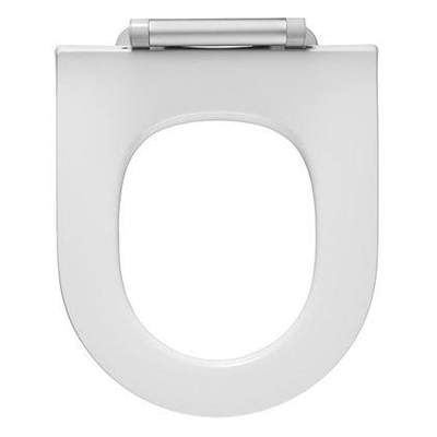 Pressalit Projecta d solid pro polygiene abattant de WC softclose sans couvercle blanc