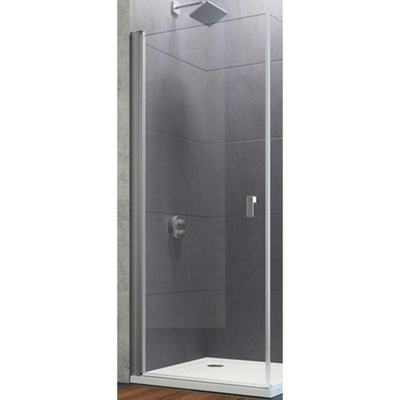 Huppe Design pure draaideur stn 90x190cm matzilver helder glas