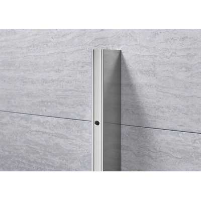 Royal Plaza Barra Profilé de compensation 25mm pour porte pivotante ou pliante chrome