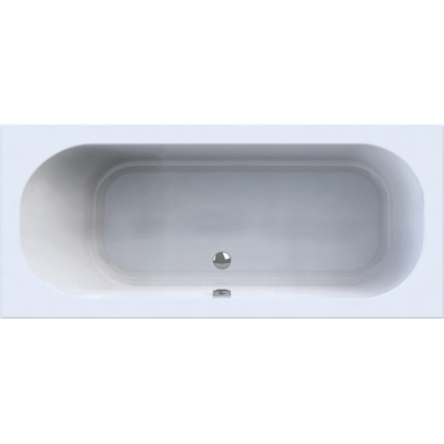 WaveDesign by Wisa Amarante Baignoire îlot - 170x75x48cm - avec trou - rectangulaire - plastique - blanc