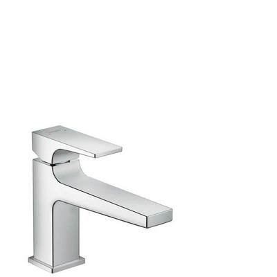 Hansgrohe Metropol Wastafelkraan - 100 met push open - hoogglans chroom