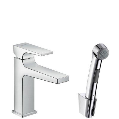 Hansgrohe Metropol Wastafelkraan - 160 met 1jet - handdouche - hoogglans chroom