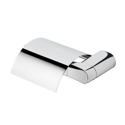 Geesa Wynk Toiletrolhouder met klep Chroom (links)