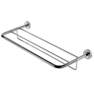 Geesa Luna porte-serviettes avec plateau 60cm chrome