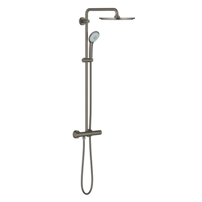 Grohe Euphoria XXL Regendoucheset Opbouw - hoofddouche 31cm - handdouche rond - brushed hard graphite (antraciet)
