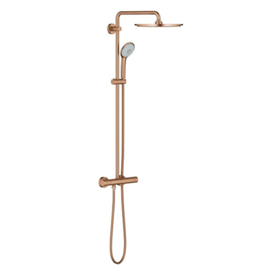 Grohe Euphoria XXL Regendoucheset Opbouw - hoofddouche 31cm - handdouche rond - brushed warm sunset (koper)