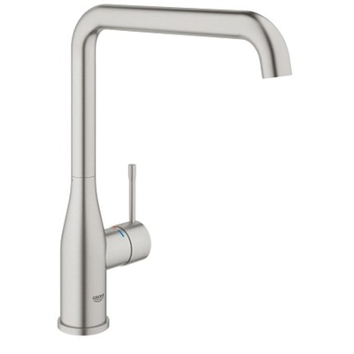 Grohe Essence New Keukenkraan - hoog - l uitloop - Brushed Supersteel (RVS)
