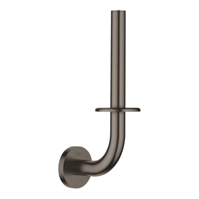 GROHE Essentials Porte-rouleau de réserve - 1 rouleau - brushed hard graphite