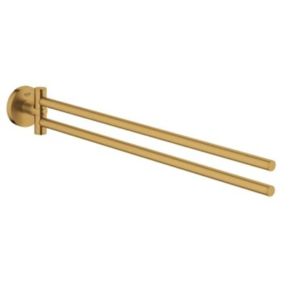 Grohe Essentials Handdoekhouder - 45cm - dubbel - draaibaar - brushed cool sunrise (goud)