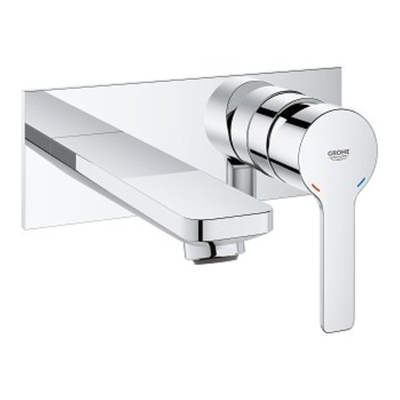 GROHE Lineare New partie apparente à économie d'eau pour robinet mural encastré taille M avec bec 14,9 cm chrome