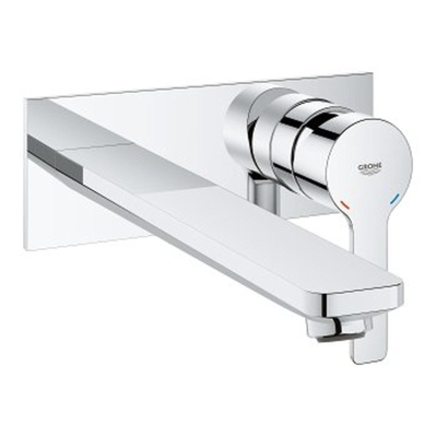 GROHE Lineare New afbouwdeel wastafelkraan - l-size - voorsprong 20.7cm - chroom