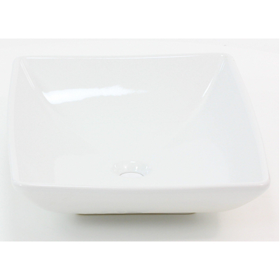 Royal Plaza Latona lavabo à poser 63x46cm sans trou de robinetterie blanc