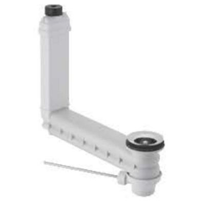 Geberit afvoergarnituur - met overloop - 1 1/4" - wit