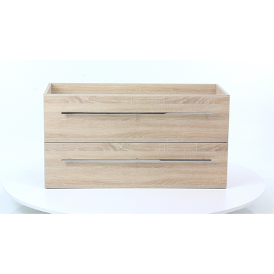 Royal Plaza Meece Meuble sous lavabo 70x52cm avec 2 tiroirs Chêne