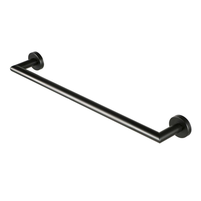 Geesa Nemox Handdoekrek - 49.9cm - Blacandhanddoekhouder45cm - mat zwart