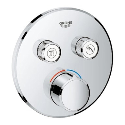 Grohe SmartControl Mitigeur de douche encastré - 3 boutons - rond - chrome