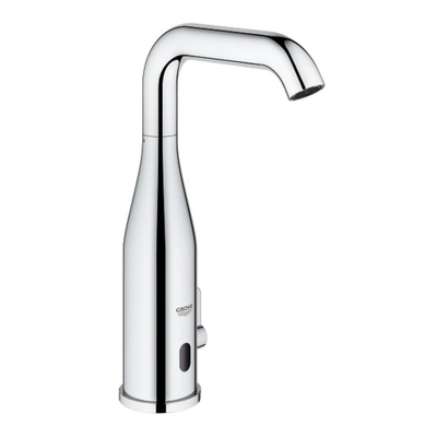 GROHE Essence Wastafelkraan Opbouw - uitloop 12.7cm - electronisch - Adapter - 230V - chroom TWEEDEKANS