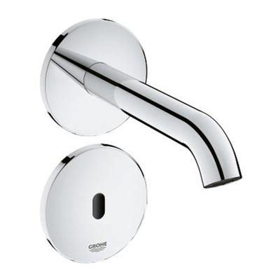 GROHE Essence E wastafelkraan - inbouw - 2-gats - koudwater - zonder inbouwdeel - chroom