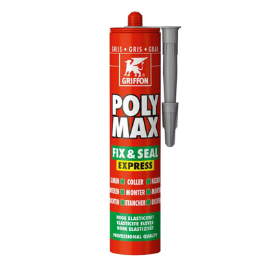 Griffon Poly max ms colle mastic d'étanchéité 290 ml. gris