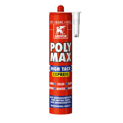 Griffon polymax high tack express 310ml blanc