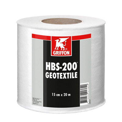 Griffon geotextile rol 15cmx20000cm in combinatie met HBS 200 liquid rubber