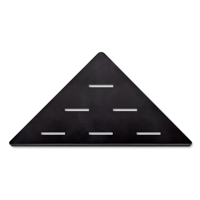 LoooX Corner Shelf Tablette murale d'angle 30x22cm Noir mat SECOND CHOIX