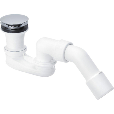 Viega siphon pour receveur de douche avec fermeture click chromé