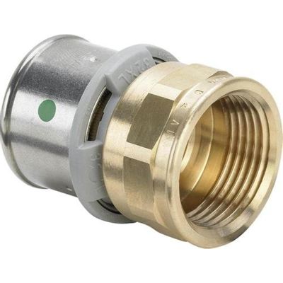 Viega Pexfit sok-overgang brons bi.dr. 40mmx1 1/4"