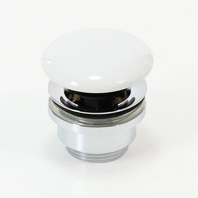 Royal Plaza bonde de lavabo 1 1/4 clic clac avec trop-plein blanc brillant