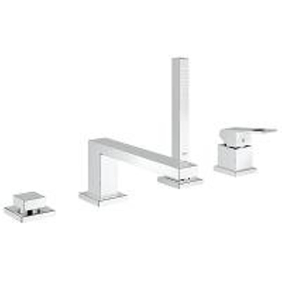 GROHE Eurocube partie apparente pour robinet de bord de baignoire 4 trous chromé