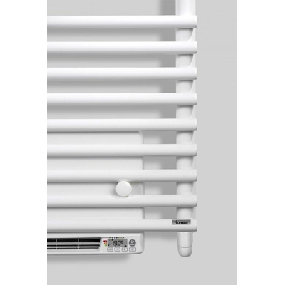 Vasco Agave HR-EL-BL radiateur électrique - 179,8x60cm - avec soufflerie 37/600 1250W 9016 blanc