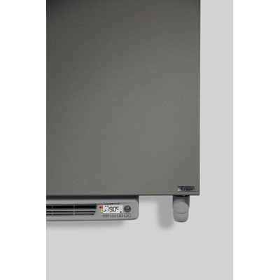 Vasco Niva N1L1-EL-B design radiator elektrisch met blower 1285x620mm, 2000W wit structuur (S600)