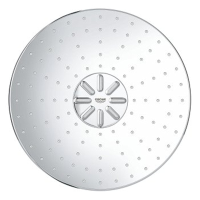 GROHE Rainshower SmartActive 310 Tête de douche - 31cm - 2 jets - bras de plafond 14,2cm - moon white/chrome