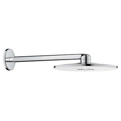 GROHE Rainshower Smartactive 310 Tête de douche - 31 cm - 2 types de jet - bras mural 43 cm - moon white/chrome