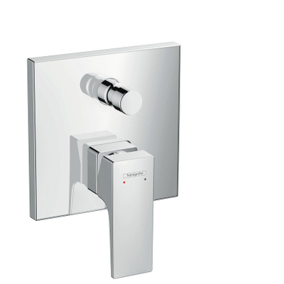 Hansgrohe Metropol Eengreeps badmengkraan - afbouwdeel - met rechte greep - hoogglans chroom