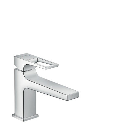 Hansgrohe Metropol Wastafelkraan - 100 met waste - hoogglans chroom