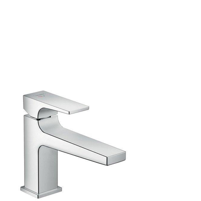 Hansgrohe Metropol Wastafelmengkraan - 100 - coolstart - met push open waste - hoogglans chroom