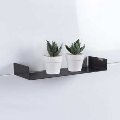 Looox Shelf C étagère encastrable - 60x10cm - noir mat