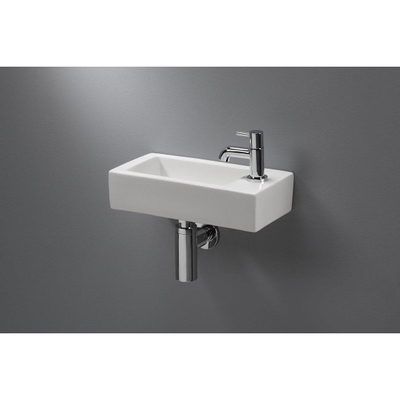 Royal Plaza Capella Lave-mains 36.5x18.5x9cm 1 trou de robinet droite sans trop-plein blanc