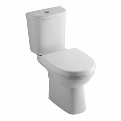 Geberit 300 Comfort 300 Basic duoblokreservoir + binnenwerk - 37x37cm - inclusief onderaansluiting - wit