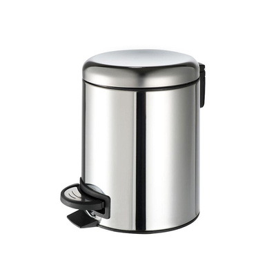 Geesa Hotel Poubelle à pédale softclose 5 litres Chrome