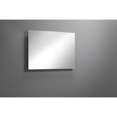 Royal Plaza Merlot spiegel 80x80cm zonder verlichting vierkant glas Zilver