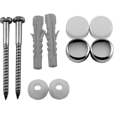 Duravit Divers bevestigingsset - voor bidet/urinoir/closet/sifonkap - hoogglans chroom