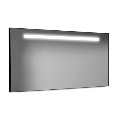 Looox Black Line Miroir avec éclairage LED 100x60cm noir