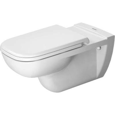 Duravit D Code Abattant avec couvercle et patins d'angle blanc