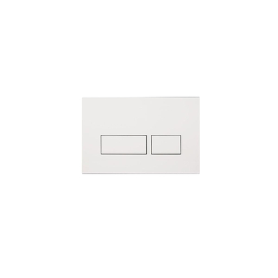 Royal Plaza Inala Plaque de commande WC boutons rectangulaires Blanc